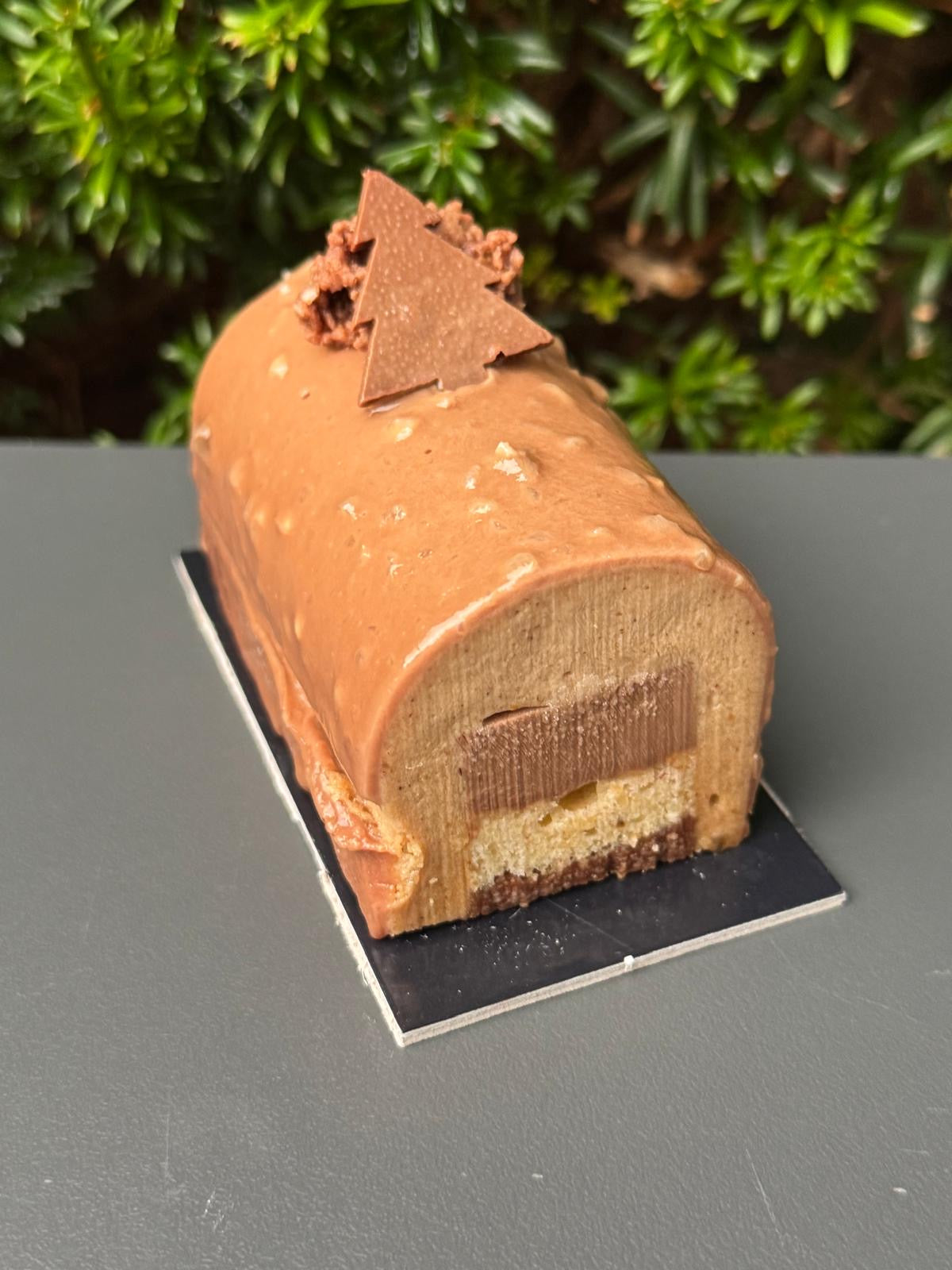 Mini Bûche Praliné Haselnuss